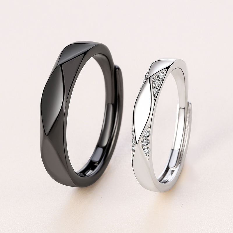 Damen Offener Ring mit modernem geometrischen Design Shop Nory