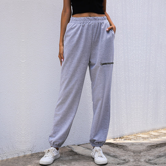 Damen Joggerhose im Relaxed-Fit mit elastischem Bund, Beinbündchen und Taschen Shop Nory
