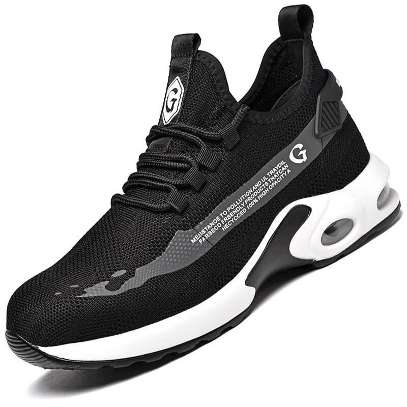 S1P mode Sicherheit Schuhe Männer Stahl Kappe Schuhe