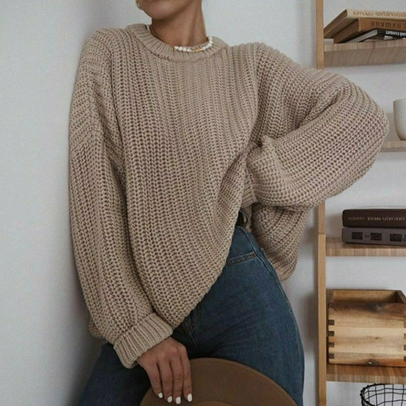 Shopnory | Fester Strickpullover mit Hochwertiger Verarbeitung