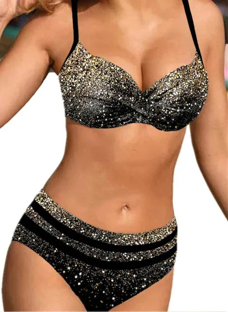 Shopnory | Zweiteiliger Bikini mit Print