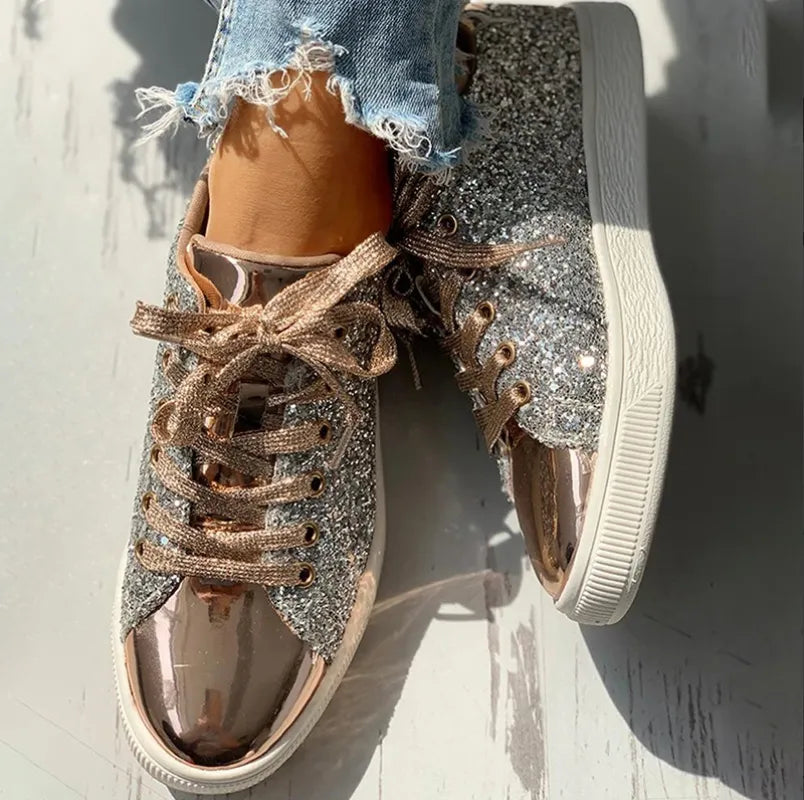 Luxus Freizeit Glitzer Damen Schuh Shopnory