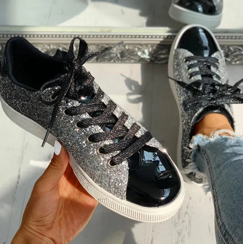 Luxus Freizeit Glitzer Damen Schuh Shopnory