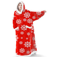 Schneeflocke Rot