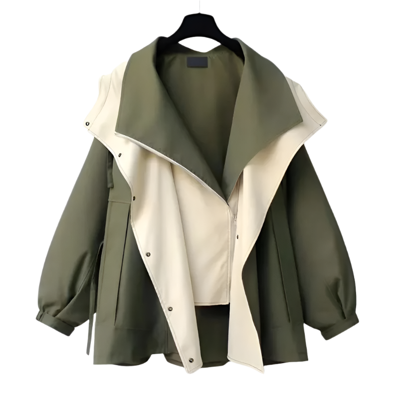 Oversized Wasserdichte Regenjacke für Damen