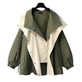 Oversized Wasserdichte Regenjacke für Damen