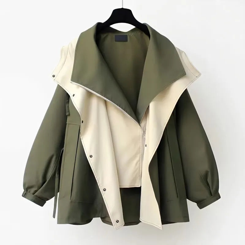 Oversized Wasserdichte Regenjacke für Damen