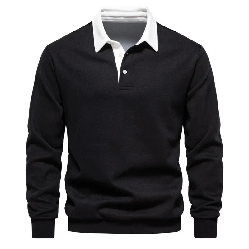 Premium Poloshirt mit langen Ärmeln