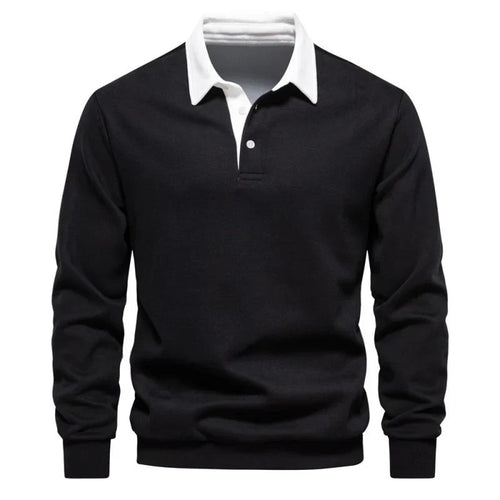 Premium Poloshirt mit langen Ärmeln