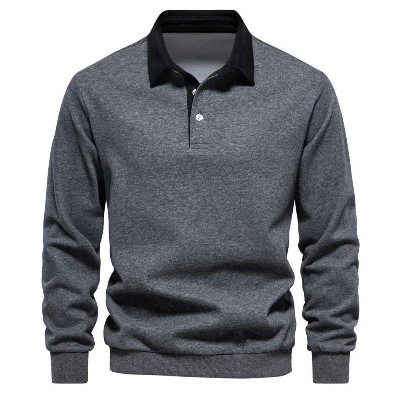 Premium Poloshirt mit langen Ärmeln