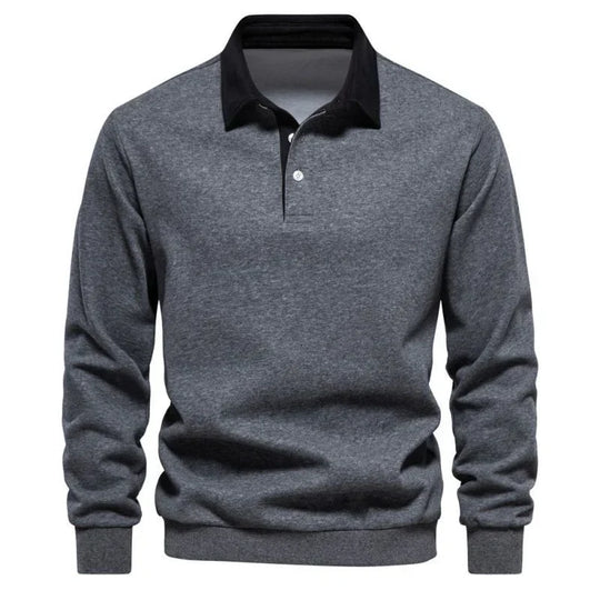Premium Poloshirt mit langen Ärmeln
