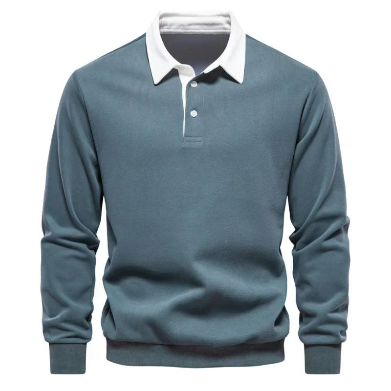 Premium Poloshirt mit langen Ärmeln