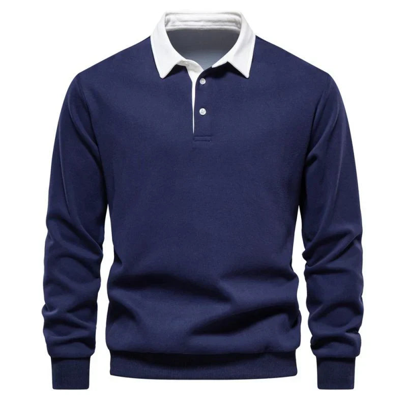 Premium Poloshirt mit langen Ärmeln