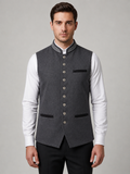 Elegante Graue Trachtenweste