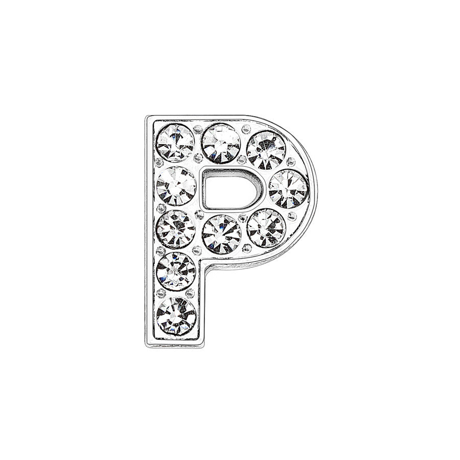Buchstabenanhänger C mit Funkelndem Kristallbesatz Personalisierter Charm