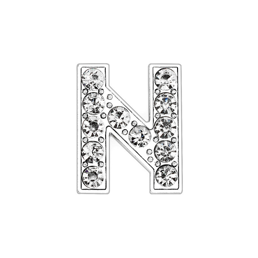 Buchstabenanhänger C mit Funkelndem Kristallbesatz Personalisierter Charm