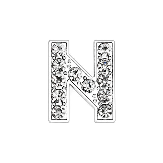 Buchstabenanhänger C mit Funkelndem Kristallbesatz Personalisierter Charm