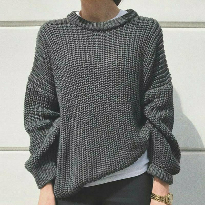 Shopnory | Fester Strickpullover mit Hochwertiger Verarbeitung