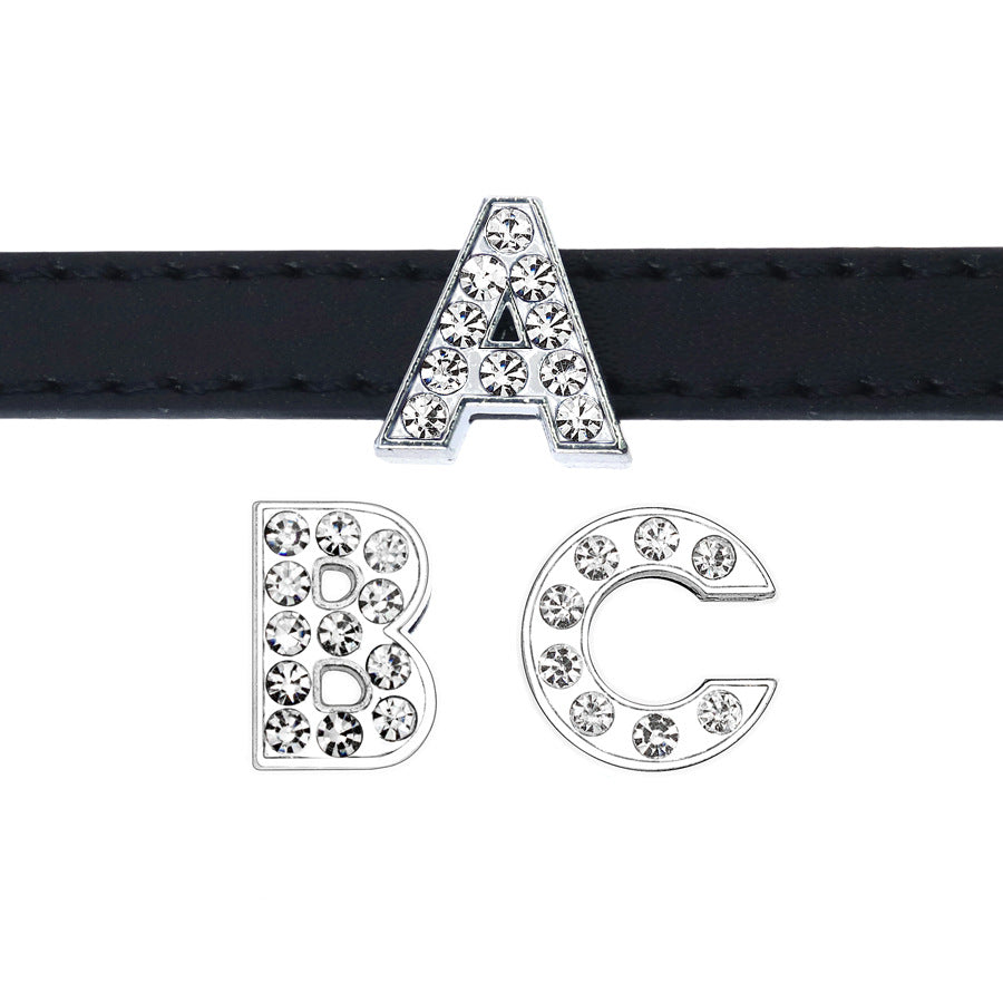 Buchstabenanhänger C mit Funkelndem Kristallbesatz Personalisierter Charm