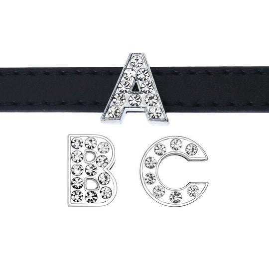 Buchstabenanhänger C mit Funkelndem Kristallbesatz Personalisierter Charm