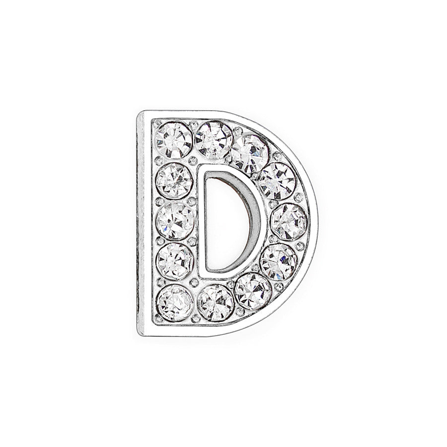 Buchstabenanhänger C mit Funkelndem Kristallbesatz Personalisierter Charm