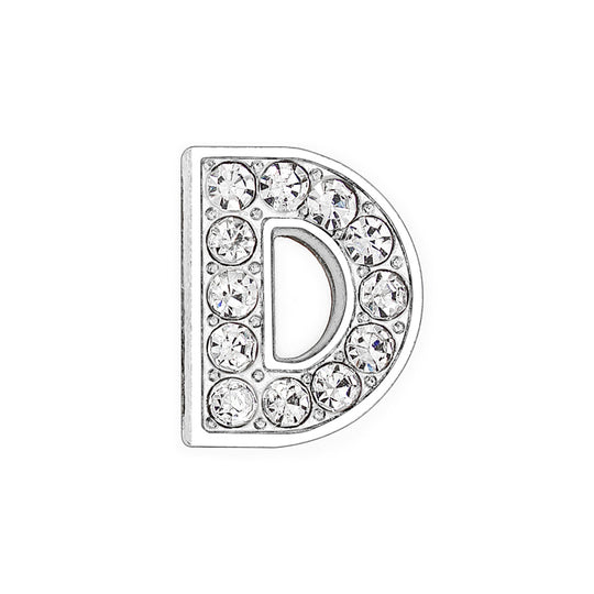 Buchstabenanhänger C mit Funkelndem Kristallbesatz Personalisierter Charm