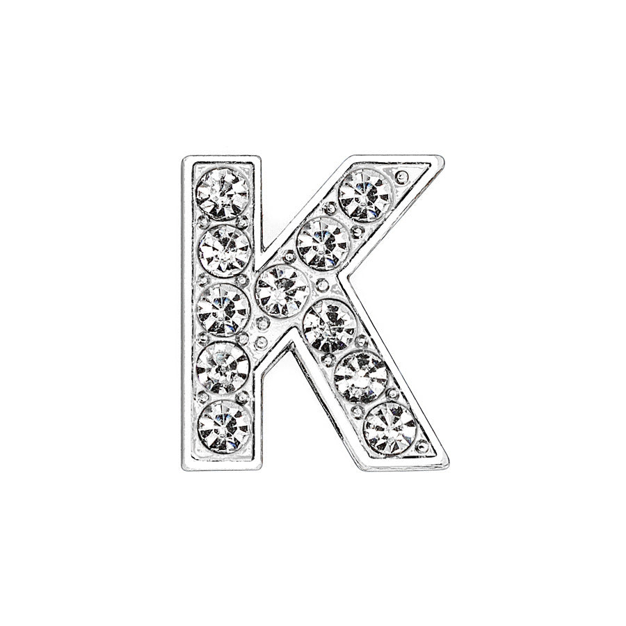 Buchstabenanhänger C mit Funkelndem Kristallbesatz Personalisierter Charm