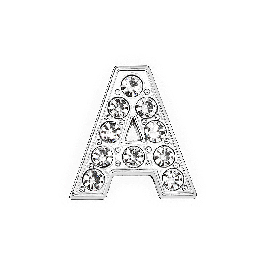 Buchstabenanhänger C mit Funkelndem Kristallbesatz Personalisierter Charm