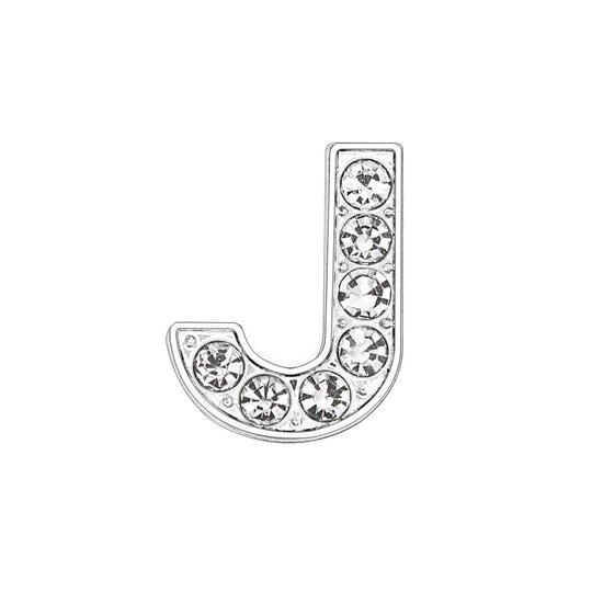 Buchstabenanhänger C mit Funkelndem Kristallbesatz Personalisierter Charm