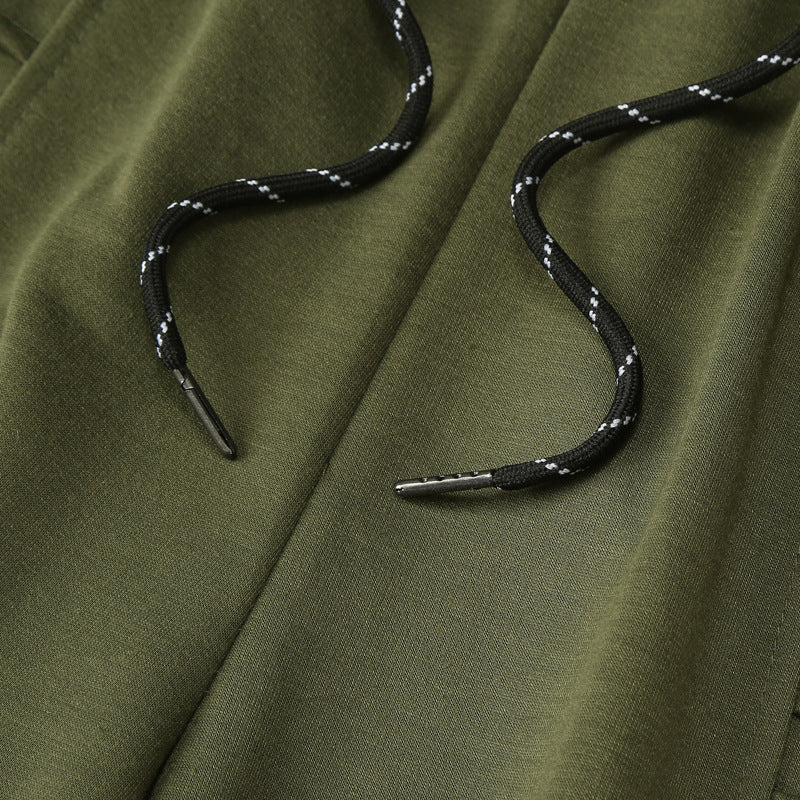 Herren Biker-Jogginghose mit gerippten Paneelen, schmaler Passform und elastischem Bund Shop Nory
