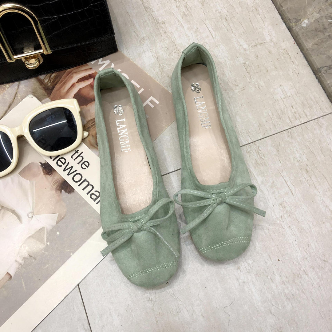Damen Ballerinas mit zartem Schleifen-Design und weichem Obermaterial