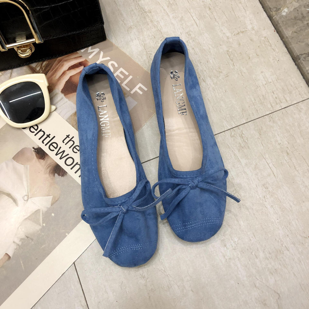 Damen Ballerinas mit zartem Schleifen-Design und weichem Obermaterial