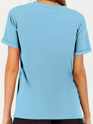 T-Shirt Mit Löwenzahn-Print Und Rundhalsausschnitt