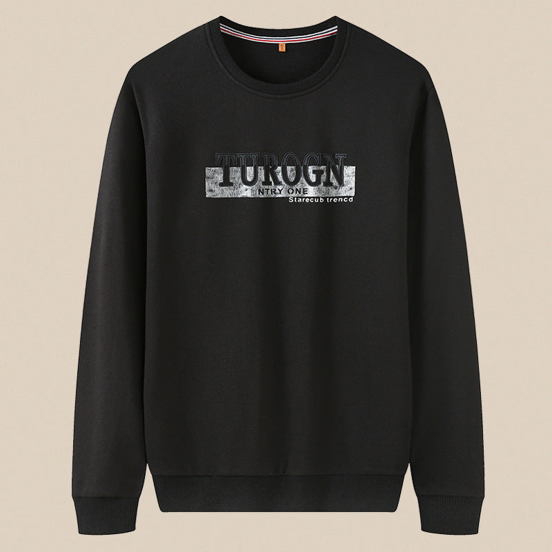Herren Sweatshirt mit Rundhals, geradem Schnitt und modernem Logoprint Shop Nory