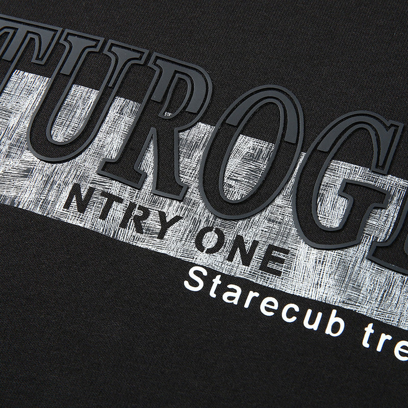 Herren Sweatshirt mit Rundhals, geradem Schnitt und modernem Logoprint Shop Nory