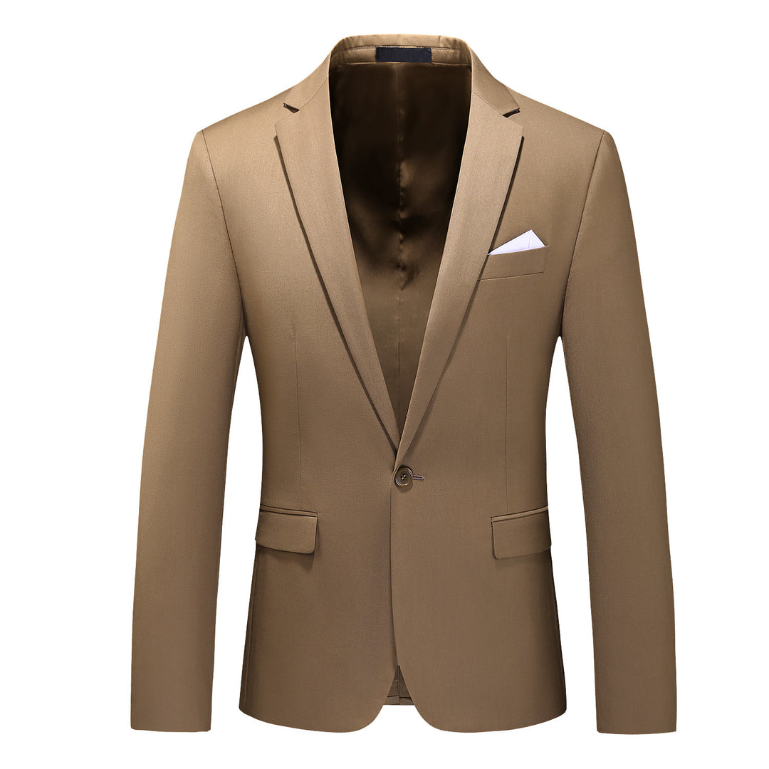 Herren elegantes Businesssakko Slim Fit mit schmaler Silhouette und modernem Reverskragen Shop Nory