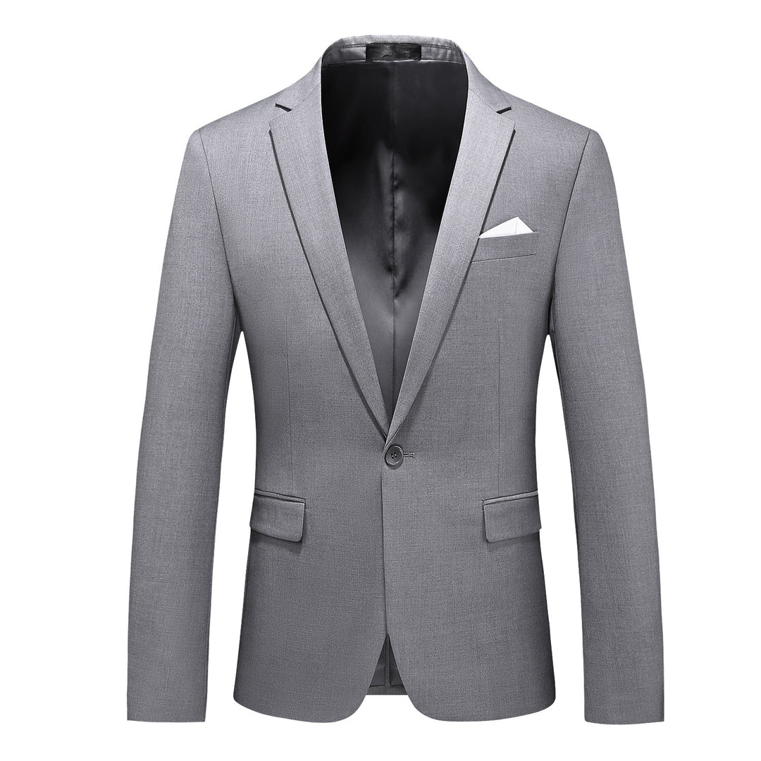 Herren elegantes Businesssakko Slim Fit mit schmaler Silhouette und modernem Reverskragen Shop Nory