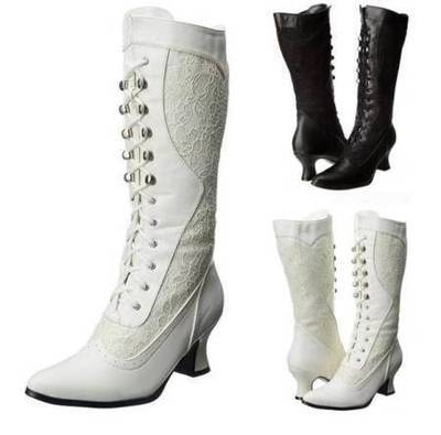 Vintage-Inspirierte Damen Stiefeletten