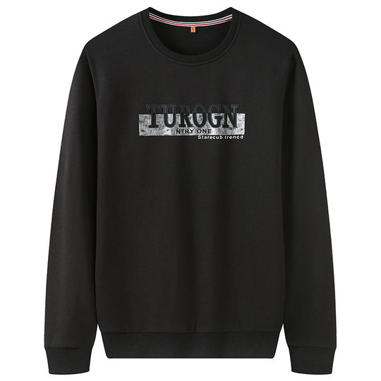 Herren Sweatshirt mit Rundhals, geradem Schnitt und modernem Logoprint Shop Nory