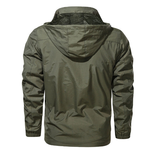 Herren Leichter Softshell-Windblouson mit Brust-Zipper und hochschließendem Kragen Shop Nory
