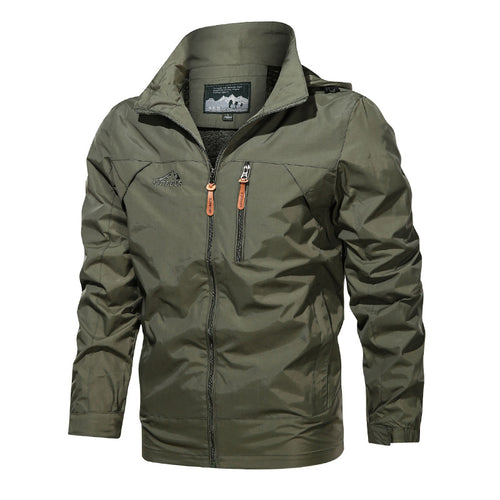 Herren Leichter Softshell-Windblouson mit Brust-Zipper und hochschließendem Kragen Shop Nory
