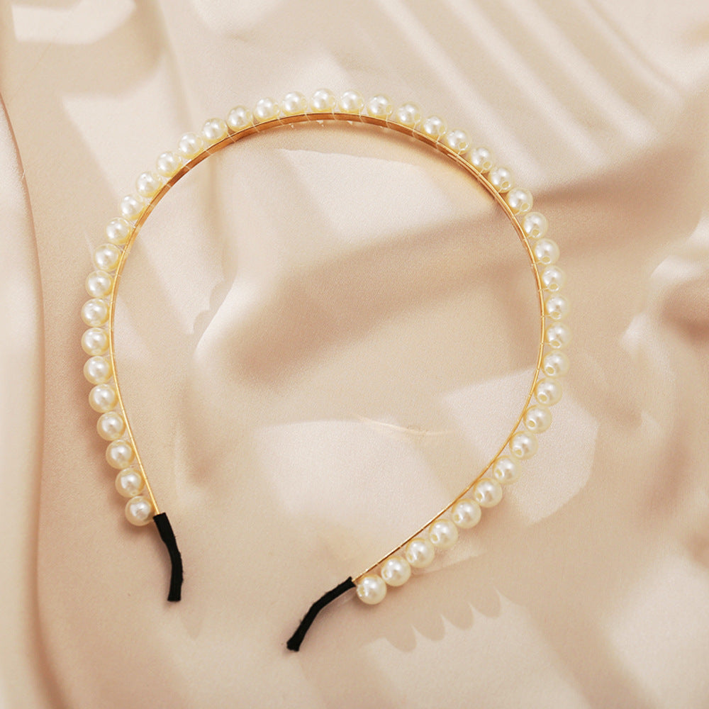 Damen Haarband mit eleganten Perlenverzierungen Shop Nory