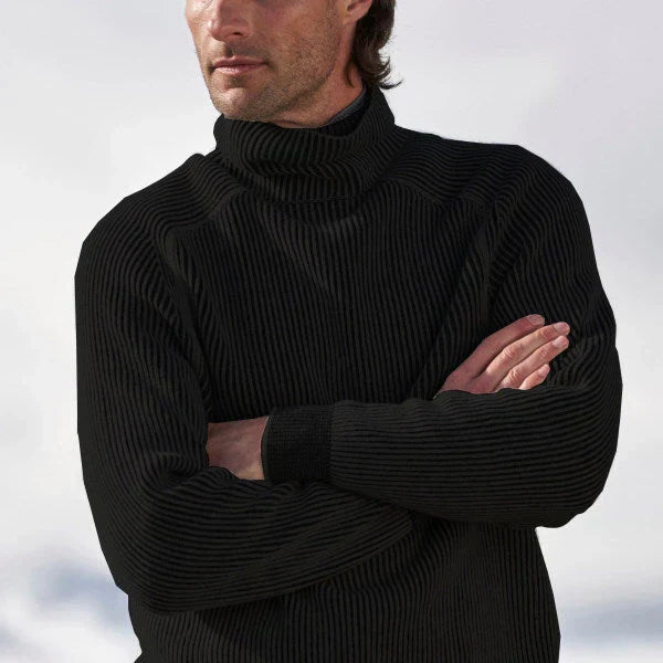 Eleganter Herren Rollkragenpullover