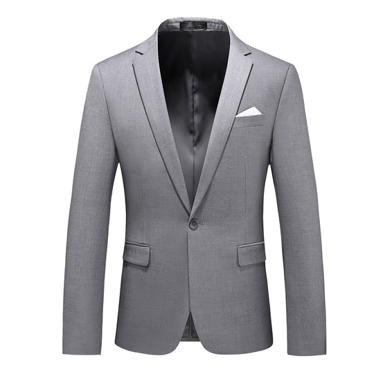 Herren elegantes Businesssakko Slim Fit mit schmaler Silhouette und modernem Reverskragen Shop Nory
