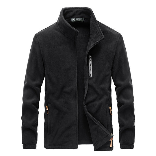 Herren thermoregulierende Fleece‑Blousonjacke mit Sherpa‑Innenfutter und Stehkragen Shop Nory