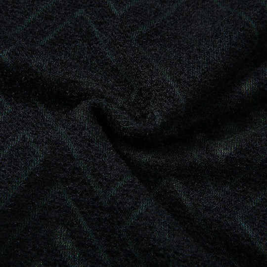 Herren Rauten-Jacquard Rundhalspullover aus feinem Strick Shop Nory