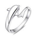 Damenring mit verspieltem Delfinmotiv und filigranem Design Shop Nory