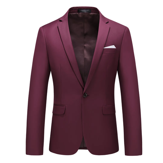 Herren elegantes Businesssakko Slim Fit mit schmaler Silhouette und modernem Reverskragen Shop Nory
