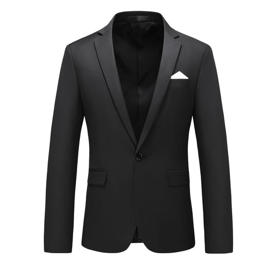 Herren elegantes Businesssakko Slim Fit mit schmaler Silhouette und modernem Reverskragen Shop Nory