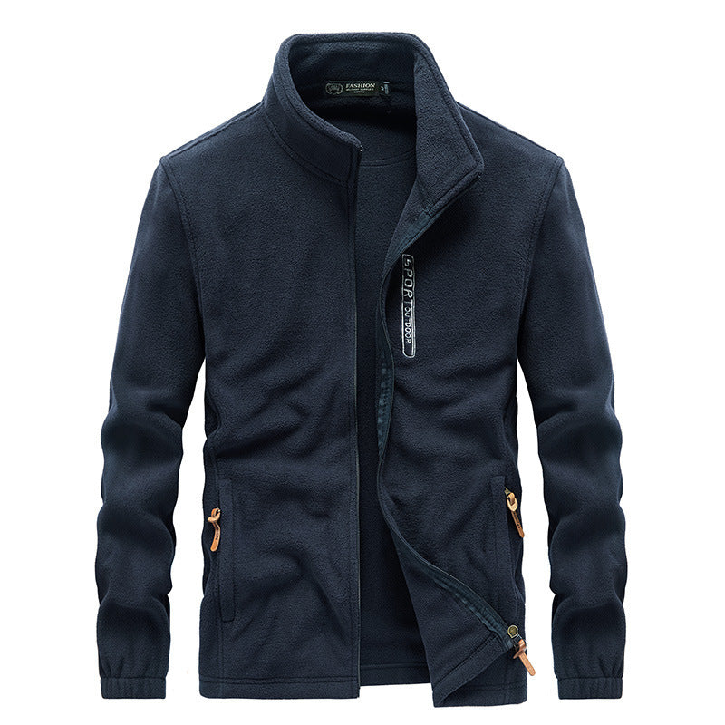 Herren thermoregulierende Fleece‑Blousonjacke mit Sherpa‑Innenfutter und Stehkragen Shop Nory